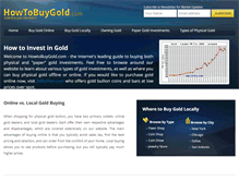Tablet Screenshot of howtobuygold.com